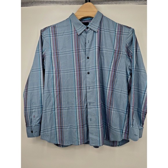 Tommy Bahama‎ Marcado Stripe Linen Long Sleeve Shirt size XXXL Silk Blend - Picture 5 of 13
